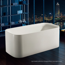 Custom High Quality Cleaning Acrylic Adult Bathtub Tubs With Right Drain